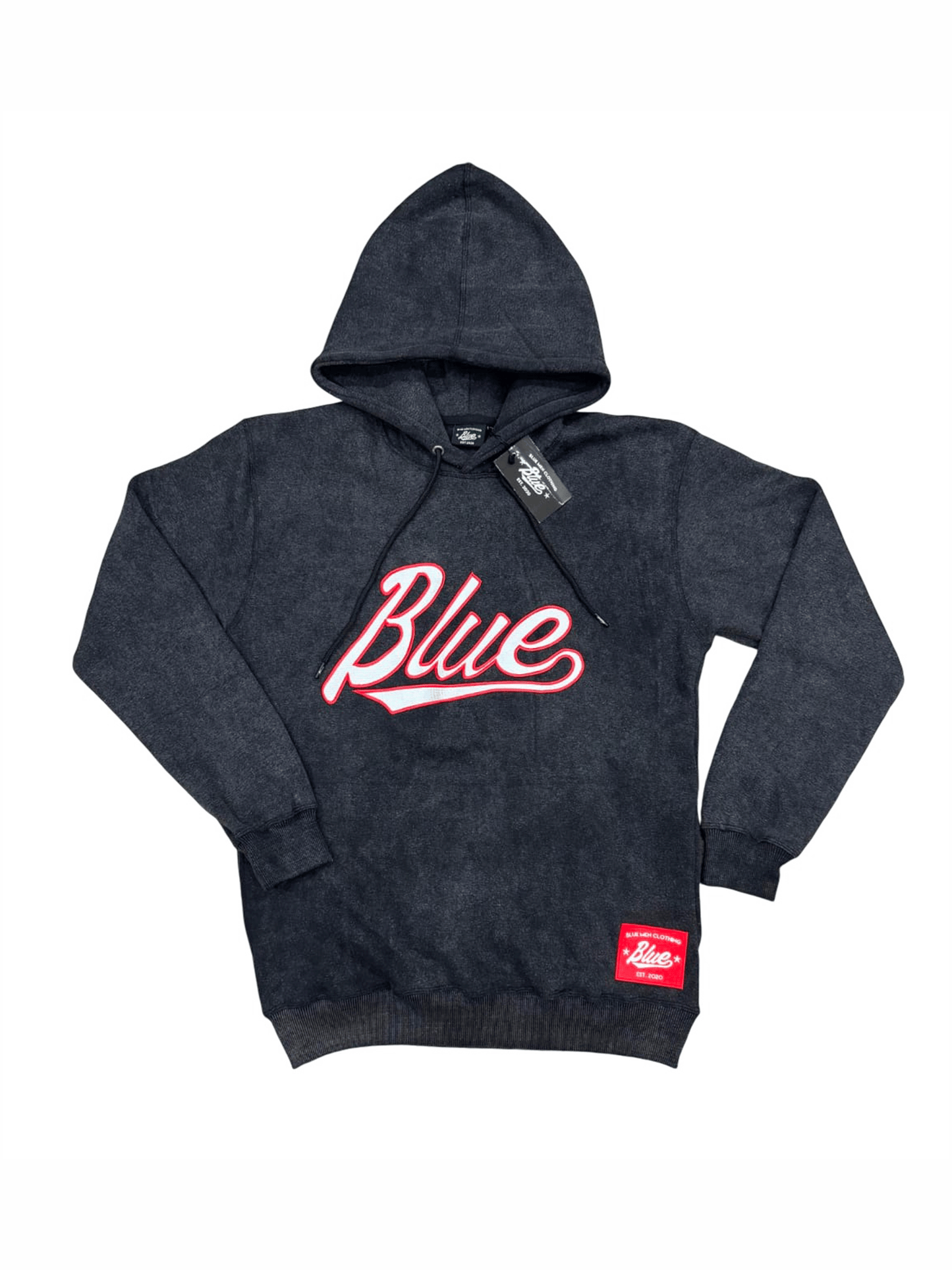 Blue world vintage wash hoodie