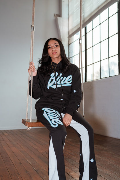 OB Blue Flare Sweatsuit “Black”