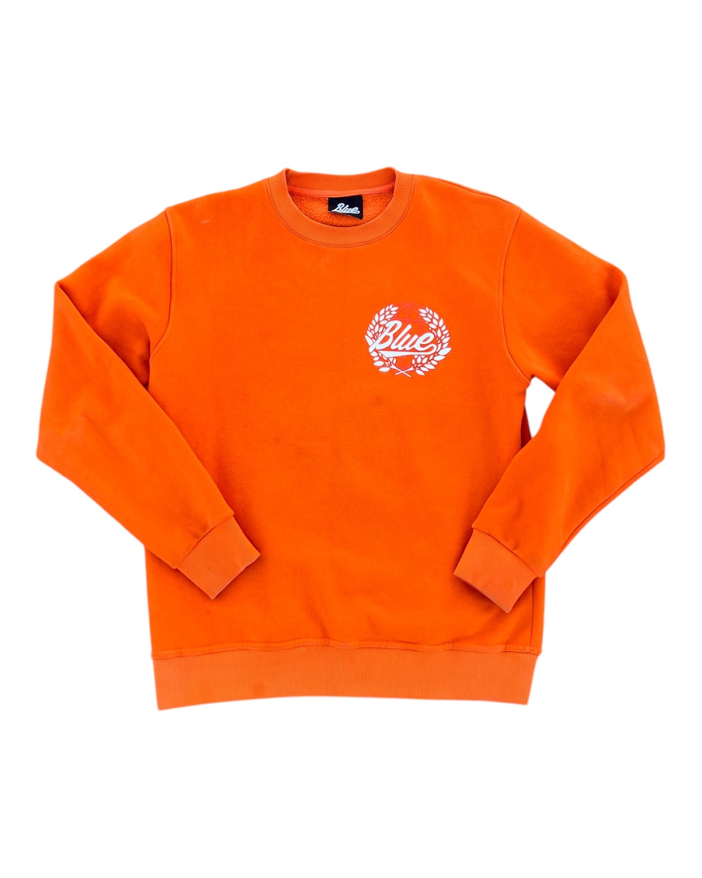 Blue World Orange Crew neck