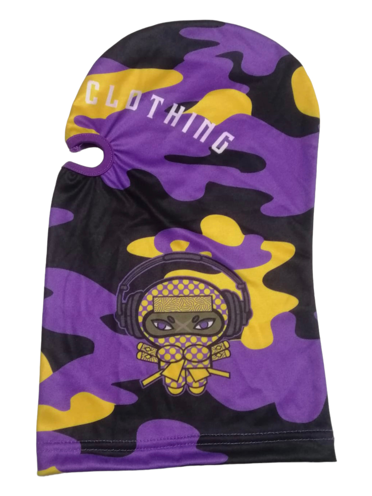 Blue Purple Camo Balaclava